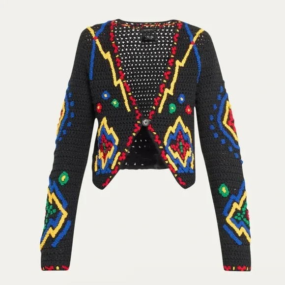 MOTHER Denim “In A Puff” Cardigan in Diamond In The Rough - Picture 2 of 15